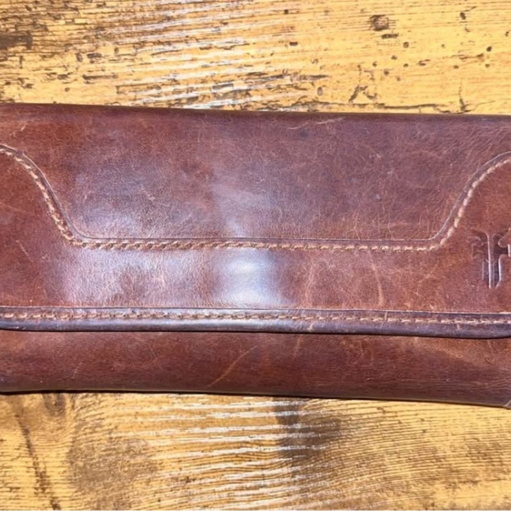 Frye Brown Leather Melissa Women's Wallet